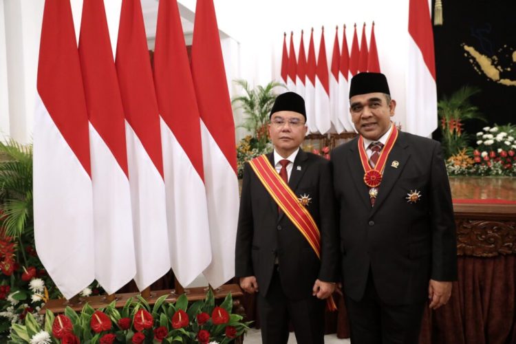 Dua Pionir Partai Gerindra Raih Penghargaan Prestisius dari Presiden Jokowi