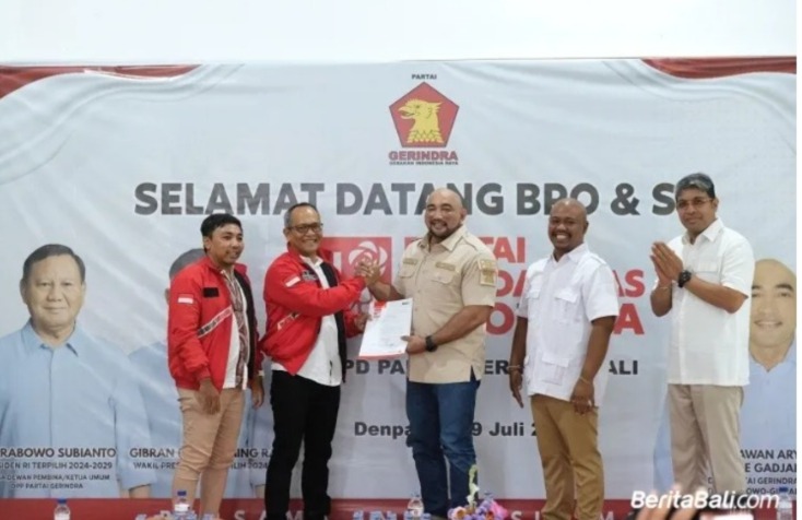 PSI Dukung 'All Out' ke Mana Arah Gerindra Bali, Usung Ambara Putra-Bro Adi untuk Pilwali