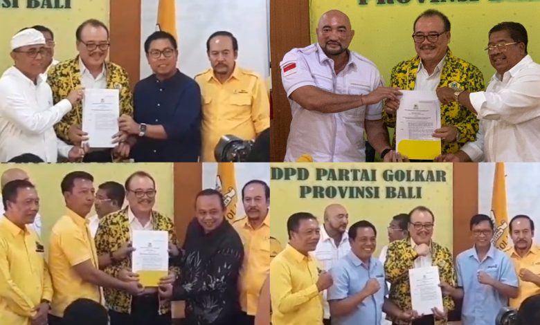 Serahkan Rekomendasi, Golkar Sah Usung Mulia-PAS di Pilgub Bali