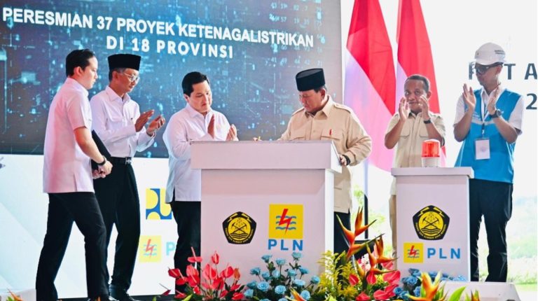 Presiden Prabowo Resmikan 37 Proyek Strategis Ketenagalistrikan Nasional, Targetkan Kemandirian Energi dalam Lima Tahun